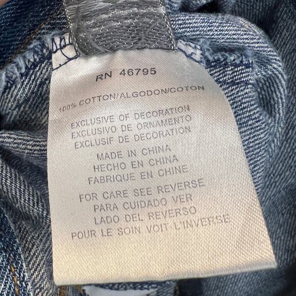 Baby Rocawear Infant Unisex 18M Blue Jean Jacket Back Stitched Logo 100% Cotton - Picture 6 of 6